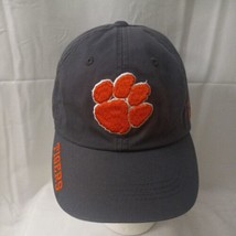 Vintage Clemson Tigers Russell Athletic Embroidered Logo Strapback Hat Cap - £17.13 GBP