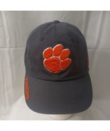 Vintage Clemson Tigers Russell Athletic Embroidered Logo Strapback Hat Cap - £17.04 GBP