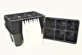 Seeds Starting Tray Insert 144 Cells = 24 Six Packs = 2 Flats 8 Plant La... - $8.99
