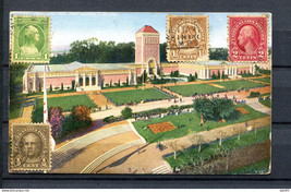 USA 1933 Colored Postal Card Golden Gate Park San Francisco 15144 - $14.85