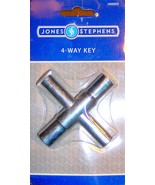 4-Way STEEL KEY water Faucet spigot 1/4&quot; 9/32&quot; 5/16&quot; 11/32 JONES STEPHEN... - $31.98 CAD