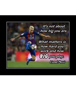 Inspirational Messi No Excuse Soccer Quote Poster Print, Motivational Wa... - $31.17 CAD+