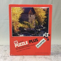 Vintage Whitman Guild Puzzle Plus Old Mill 600 Piece Jigsaw 1975 Unopened - $17.72