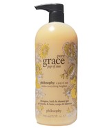 PHILOSOPHY Pure Grace Pop Of Sun Shampoo Bath &amp; Shower Gel w/Pump Instal... - $866.50 MXN