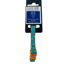East Side Collection Blooming Brights Dog Collar 3/8&quot; Adjusts 6&quot;-10&quot; - £7.83 GBP