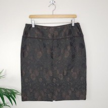 Badgley Mischka | Floral Textured Pencil Skirt, size 10 - £42.54 GBP