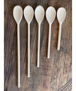 Wooden Spoon Set of 5 made from Beechwood and Handcrafted in Poland. - $23.23 CAD