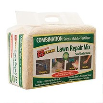 EZ Straw Lawn Repair Mix – Sun/Shade Blend – Combination Seed, Mulch, Fe... - $41.11