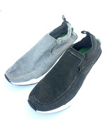 Sanuk Mens Slip On Loafers Chiba Quest Grey Black Sidewalk Surfer Shoes ... - £35.75 GBP