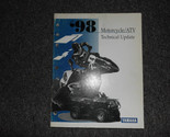 1998 Yamaha Moto Atv Technique Update Service Manuel OEM Usine - $26.99
