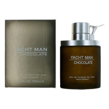 Yacht Man Chocolate by Myrurgia, 3.4 oz Eau De Toilette Spray for Men - £20.66 GBP