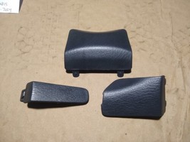 99-00 CIVIC SI EM1 STEERING WHEEL BOLT COVERS CAPS SET OEM TYPE K DARK G... - $34.30