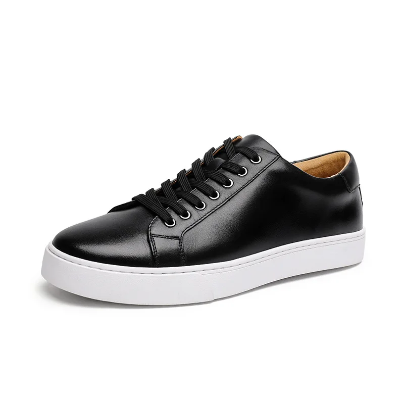 High Quality Mens Casual Shoes Genuine Leather Lace Up Spring Brand Plat... - $94.28