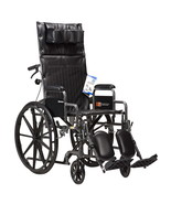 Dynarex DynaRide Reclining Wheelchair, Desk Arms &amp; Elevating Leg Rests - $7,461.21 MXN+