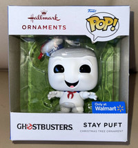 Hallmark 2021 Ghostbusters STAY PUFT Funko POP Christmas Ornament NEW 3” - £20.77 GBP