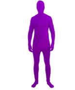 Novelties Im Invisible Costume Stretch Body Suit, Neon Purple, Child Lar... - £27.52 GBP