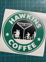 Hawkins Coffee|Stranger Things|Arcade|Horror|Inspired By Netflix|Vinyl|Decal - £3.18 GBP