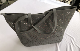 Bath &amp; Body Works Carry All Gray &amp; Rose Gold Large Tote  - $21.90