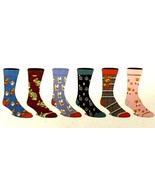 Nintendo Men&#39;s Super Mario Bros. 6-Pack Casual Crew Socks Size L (8-12) - £19.70 GBP