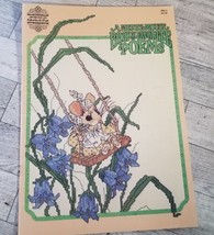 A Merry-Mouse Book of Favorite Poems Cross Stitch Designs by Gloria &amp; Pat 1981 - £4.95 GBP