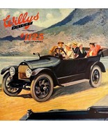 Willys Knight 1916 84B Overland Sedan Advertisement Automobilia Lithogra... - $59.99