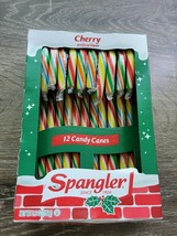 Spangler Multi-Colored Cherry Flavored Candy Canes 5.3 oz  12ct - £9.26 GBP