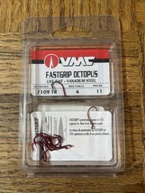 VMC Round Fast Grip Octopus Hook Size 6 - £70.24 GBP