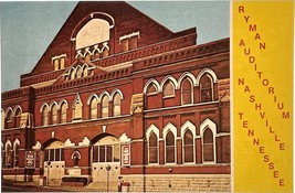 Ryman Auditorium, Nashville, Tennessee, post card - £9.47 GBP