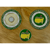 The Masters Tournament Magnetic Ball Marker Augustal NationalYardage Holder - £15.68 GBP