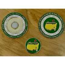 The Masters Tournament Magnetic Ball Marker Augustal NationalYardage Holder - $19.95