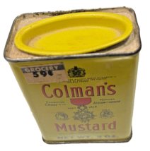 Vintage Colman&#39;s Mustard 2 oz Tin Bull’s Head Double Superfine Made In E... - €6,75 EUR