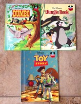 Walt Disney&#39;s Wonderful World of Reading 3 Children’s Books HB Dumbo-Toy... - $5.00