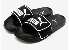 Puma Leadcat 2.0 V Slide Unisex Slippers Sandal Casual Gym Black NWT 387... - £43.51 GBP