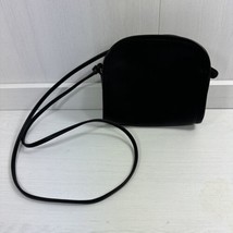 Vintage Coach Abbie 9017 Black Leather Small Crossbody Bag Minimal Quiet... - £85.18 GBP