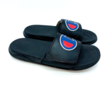 Champion Unisex Adjustable Strap Slide Sandals- Black, Men US 10  (used) - $15.39