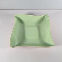 Red Wing Pottery Dish Wavy Green and Peach Vintage - £15.15 GBP