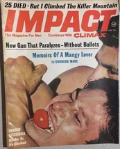 IMPACT Magazine March 1964 Groucho Marx, John Glenn article, pro wrestling - £10.04 GBP