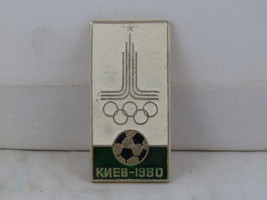 Olympic Pin - Moscow 1980 Kyiv Soccer Venue - Stamped Pin  - $15.00
