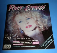 Heart Band Rock Express Magazine Vintage 1984 Ann Nancy Wilson - $29.99