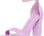Madden Girl Women Ankle Strap Block Heel Sandals Beella Size US 6 Violet... - £31.28 GBP