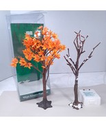 Department 56 Tree set Village Autumn Maple 52540 lighted Frosted Bare B... - $63.15 CAD