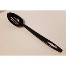 Vintage Tailor Made Products Slotted Spoon #6 Black Nylon Plastic 11 1/2&quot; - $9.67