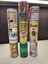 Lot Of 9 Vintage Metal Empty Beer Cans Pictured #6 - £9.52 GBP