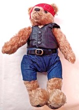 Cooperstown Bears Harley Davidson Biker Mohair Hd Teddy Bear #106/1000 Limited - £59.17 GBP