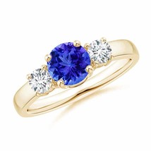 Authenticity Guarantee

Tanzanite &amp; Diamond Three Stone Engagement Ring in 14... - £1,380.26 GBP