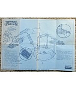 1989 TEENAGE MUTANT NINJA TURTLES Sewer Party Tube Blueprint PLAYMATES N... - $8.99