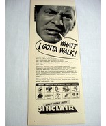1941 Sinclair Dealers Ad What? I Gotta Walk? - $12.33 CAD