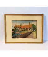 Vintage Ann Hathaways&#39; Cottage Lithograph of Wallace Nuttings Colored Ph... - $90.88