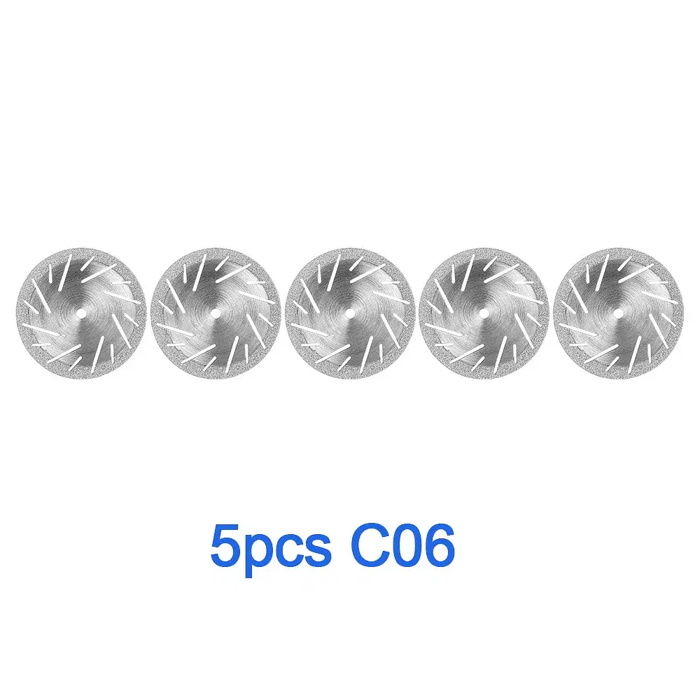 Color: Pink - 5 Pcs Dental Lab 0.20mm Ultra-thin Diamond Cutting Disc Do... - $20.29