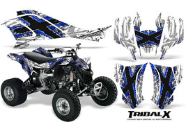 CAN-AM DS450 GRAPHICS KIT CREATORX DECALS STICKERS TRIBALX BLUE-WHITE - $174.55